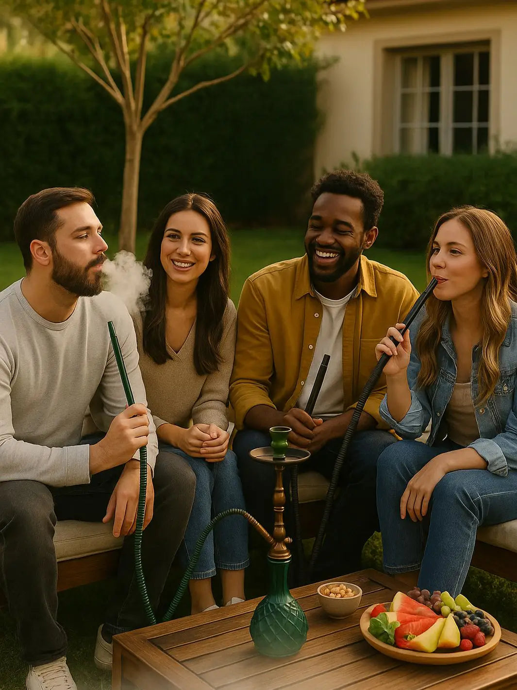 Shisha Community Gold Shisha Catering Package Dubai | Premium Home Event 6 Hookahs | Let ...